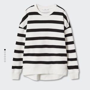 Good condition Size S Striped cotton-blend sweatshirt